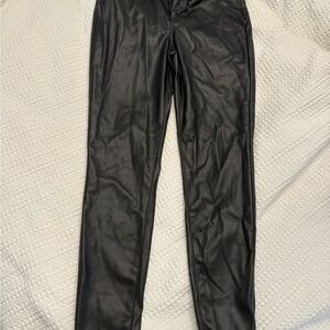 Pistola Black Faux Leather Pants
